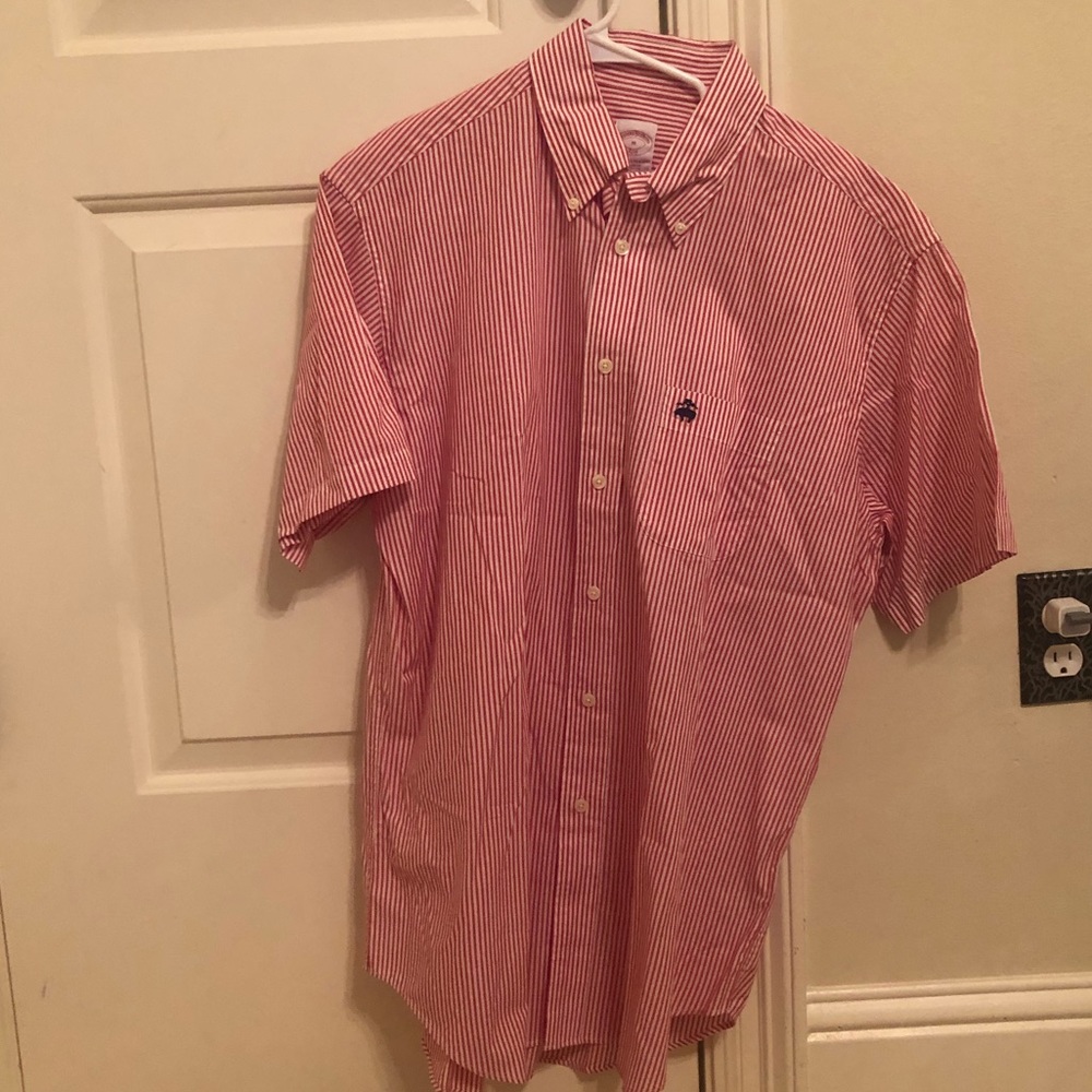 Brooks Brothers Short Sleeve Collared Shirt